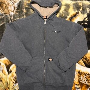 Dickies Charcoal Sherpa-Lined Hoodie